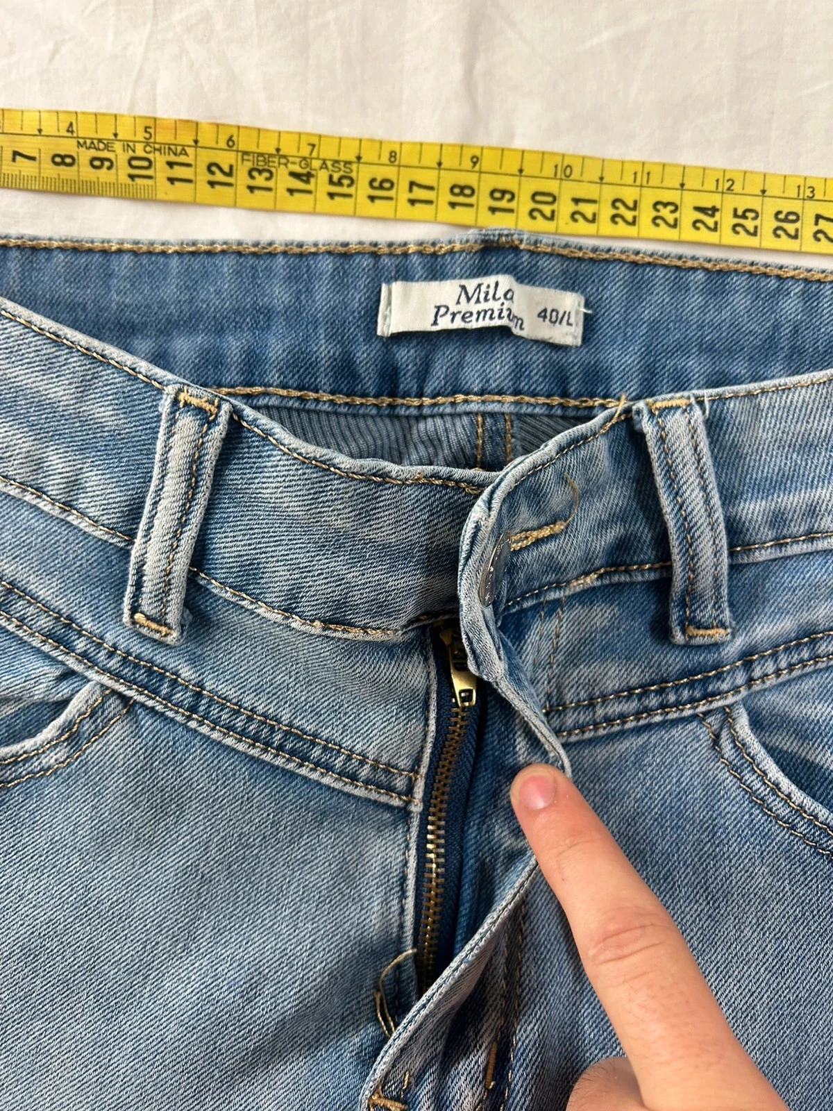 Jean azul de cintura alta Mila premium talla L – photo 7